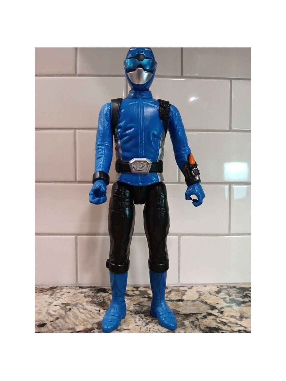 2018 Power Rangers 12" Lighting Collection Beast Morphers Blue Ranger Large